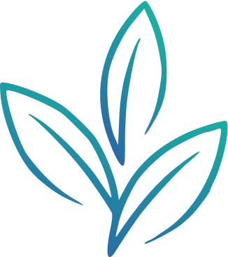 Breathe Ease X botanical leaf mark representing its plant derived respiratory compounds